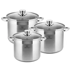 Kinghoff Kochtöpfe Set 6-teilig