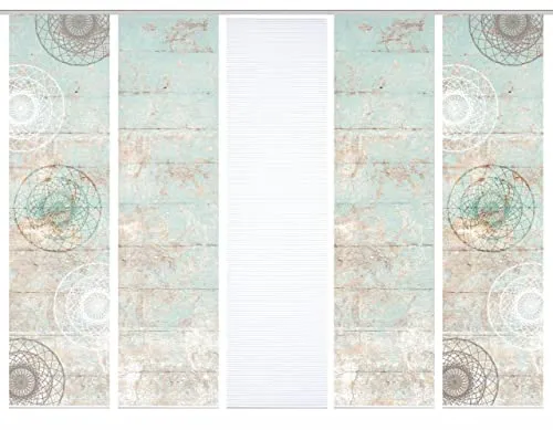 HOME in green Schiebevorhang in türkis von HOME in green