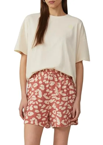 QS Baumwollshirt mit Rückenprint