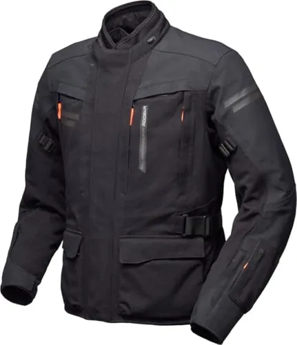 Modeka Paneo LT Textiljacke XL - Wasserdicht für Abenteuer - Motorradjacke aus 3-Lagen-Laminat, extrem leicht und wasserdicht. Ideal für jedes Wetter dank innovativer Belüftung und herausnehmbarem Midlayer. Perfekt für dein nächstes Abenteuer!
