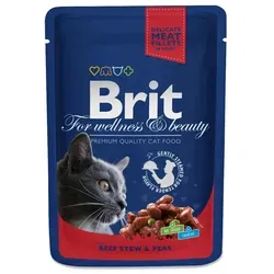BRIT Cat Rind und Erbsen 100g von Brit