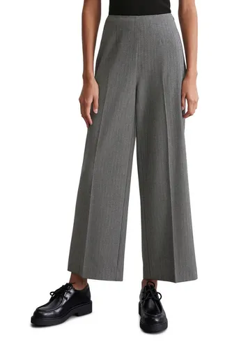 Marc O'Polo Culotte – Modische Stoffhose mit seitlichem Reißverschluss - Stoffhosen mit angeschnittenem Bund und elastischem Material für perfekten Tragekomfort. Ideal für stilbewusste Frauen, die Komfort und Mode kombinieren.