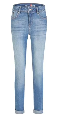 Buena Vista Damen Jeans Malibu Zip - Stilvolle Jeans mit vier Gesäßtaschen - Damen-Jeanshosen mit gebrandeten Nieten, ideal für einen modischen Look und hohen Tragekomfort.
