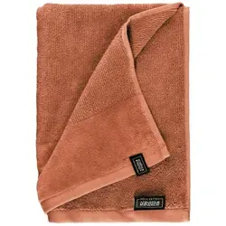 Schöner Wohnen Duschtuch Rost, 70x140 cm - Ein elegantes Duschtuch aus 100% Baumwolle mit Velourborte. Für ein weiches und angenehmes Duscherlebnis. Ideal für stilvolle Badezimmergestaltung.