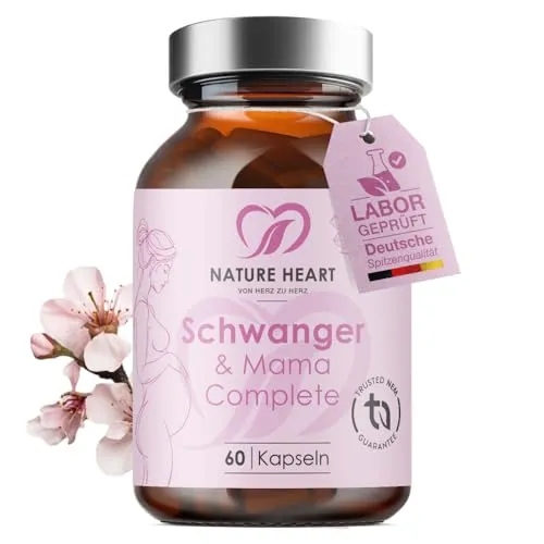 Nature Heart Schwanger & Mama Complete 60 Kapseln – Vegane Mikronährstoffe für besondere Lebensphasen