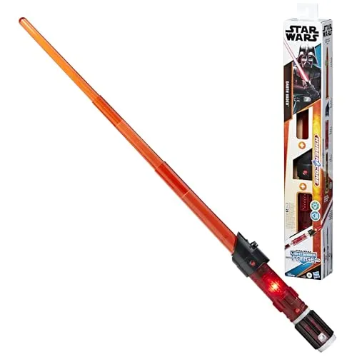 Star Wars Lightsaber Forge Kyber Core Darth Vader - Lichtschwert mit leuchtendem Kern und Sounds, perfekt für Superhelden-Kostüme zu Weihnachten für Kinder ab 4 Jahren