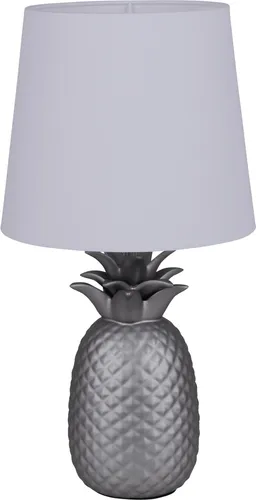 Näve Keramik-Tischleuchte Ananas, 45cm - Tischleuchte in Ananas-Design, Höhe 45cm, aus Keramik und Metall, ideal für stilvolle Akzente in Ihrem Wohnraum.