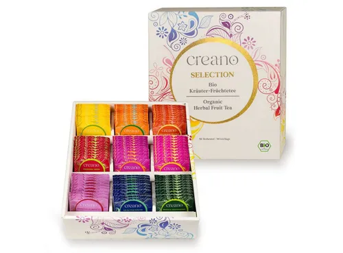 Creano Bio Früchtetee Kräutertee Geschenkset von Creano