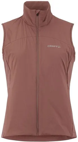 Craft Women's Adv Essence 2 Warm Vest XL - Braune Laufweste - Winddichte Laufweste in Braun, Größe XL, mit hohem Kragen und isolierenden Eigenschaften. Ideal für Outdoor-Aktivitäten wie Wandern. Jetzt im Online-Shop von Bergfreunde.de entdecken!