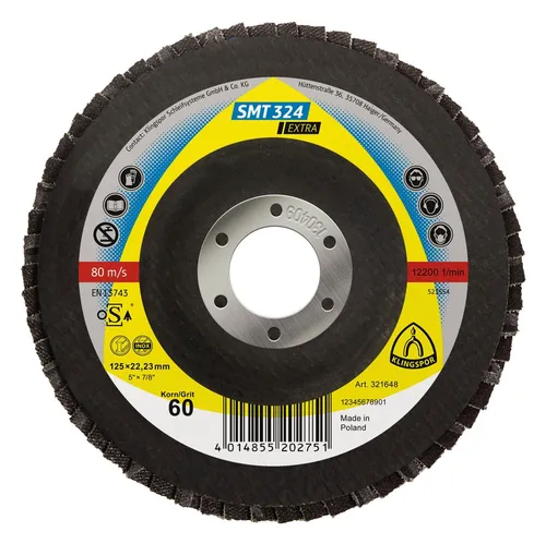 Klingspor Schleifscheibe, Schleifmopteller SMT 324 K40 gerade