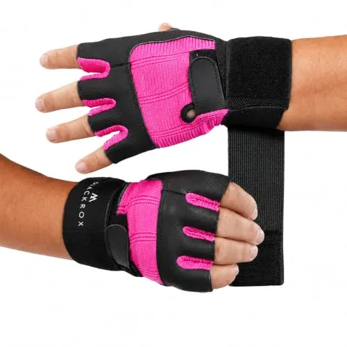 BLACKROX Fitnesshandschuhe V3 Boston aus echtem Leder für Kraftsport