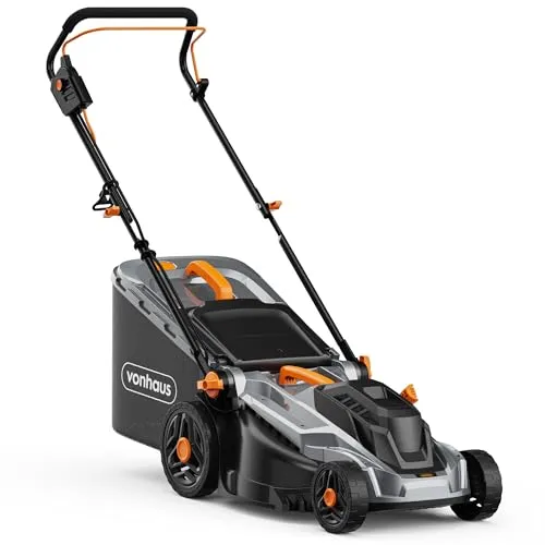 VonHaus 1800W Elektro Rasenmäher mit 52L Fangkorb