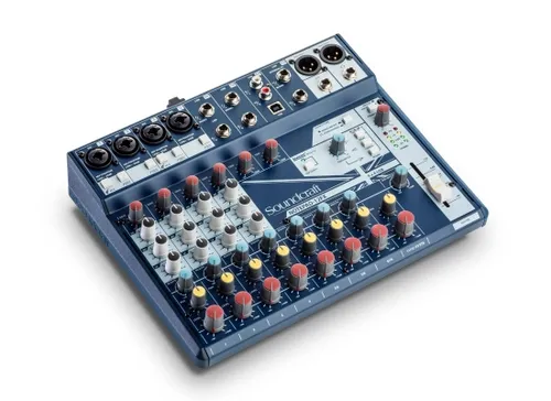 Soundcraft Notepad 12FX - Kompaktmischpult mit USB-Interface - Mischpult mit 4 hochwertigen Mikrofon-Vorverstärkern und Lexicon Effekten. Ideal für Podcaster, Singer/Songwriter und AV-Professionals - perfekt für kreatives Arbeiten!
