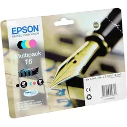 Epson Tinten C13T16264012 - 4-farbige Originaltintenpatronen, hohe Kapazität für klare und lebendige Ausdrucke in Epson WorkForce Druckern