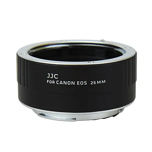 JJC AET-C25 Makro-Verlängerungsrohr, 25 mm, kompatibel mit Canon EF oder EFs Objektive und Canon EOS Körper