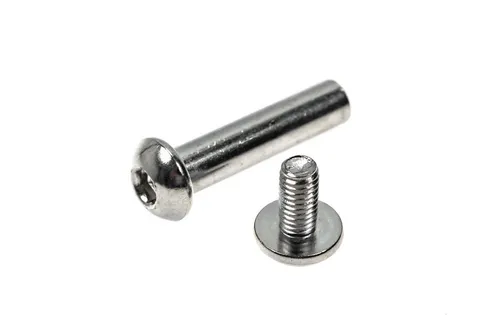 Non-Branded Dämpfer Fahrrad Dämpfer Buchse Bolzen Fully Rahmen L:34 mm Ø:8mm Silber