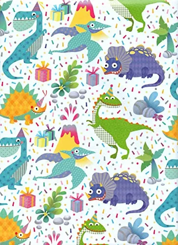 ARKRAFT Geschenkpapier Set 3 Blatt XXL 90 x 65 cm Kunststofffreie Verpackung Papier FSC (18-9174)