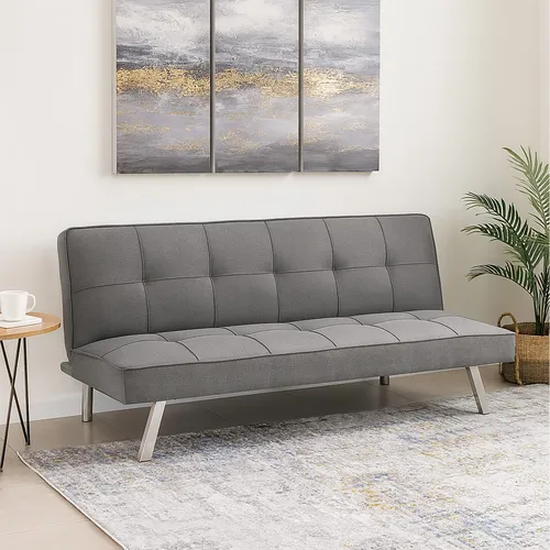 Klappsofa Grau Milena Schlafsofa Funktionscouch von HTI-Line