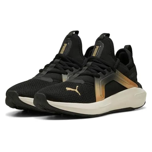 PUMA Damen SOFTRIDE ENZO 5 METALLIC WN's Straßen-Laufschuh in gold von PUMA