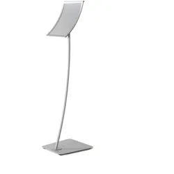 Infoständer »Arc« DIN A4, konkav, Stahl, silber von update displays