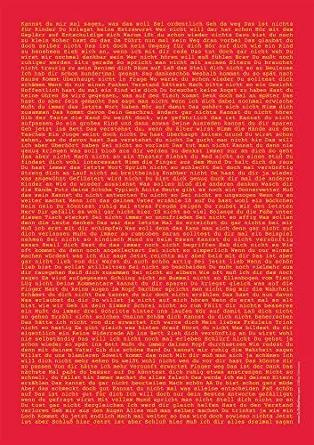 Kunst Rot von Mike Weimann / GoToBedNow