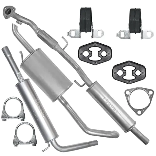 Ferroz Auspuff Auspuffanlage Schalldämpferset für 1.2i Skoda Fabia 1 I 6Y Roomster 1 I