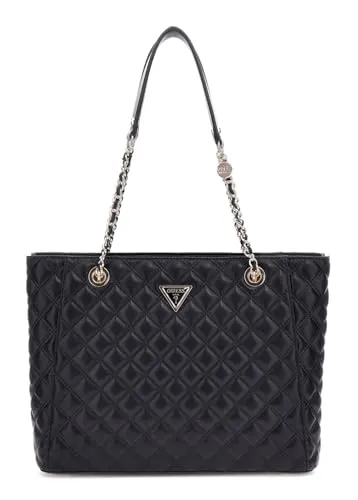 Guess Schultertasche Giully - Elegante Tote Bag - Schultertaschen im modischen Tote-Stil mit goldfarbenen Elementen und leichtem Gewicht, ideal für stilbewusste Frauen.
