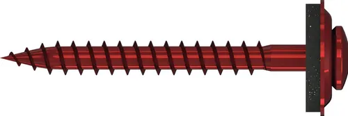 REISSER 100x Spenglerschraube, mit Dichtscheibe E15, Linsensenkkopf, 4,5 x 60, T