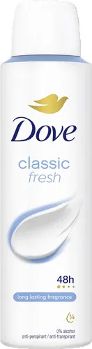 DOVE Classic Fresh Deospray für Frauen 150 ml