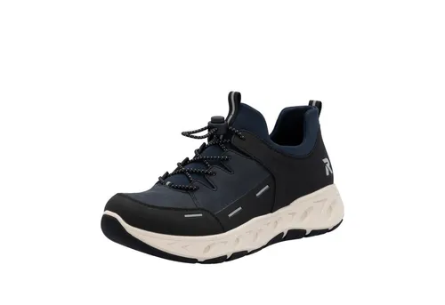 Rieker Sport Slip-On Sneaker Schlupfschuh für Damen - Bequeme Slip-On Sneaker aus pflegeleichtem Textil mit atmungsaktivem Obermaterial. Ideal für entspannte Freizeit-Outfits, rutschfeste Gummi-Sohle für mehr Sicherheit und Komfort beim Gehen.