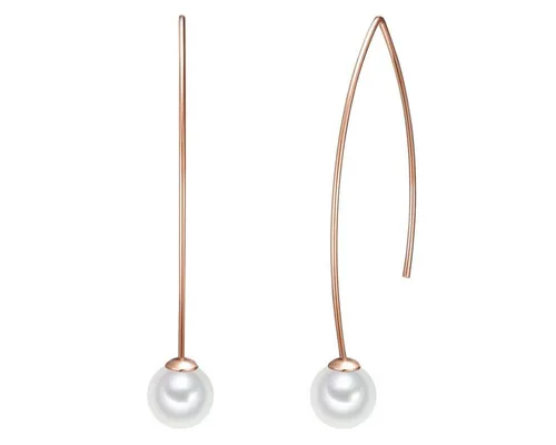 Lulu & Jane Perlenohrringe roségold von luluandjane