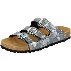 Lico BIOLINE LADY Damen Pantoletten, Mehrfarbig Anthrazit, 42 EU - Stylische Pantoletten für Damen, mit komfortabler Fußbettung für den ganzen Tag.