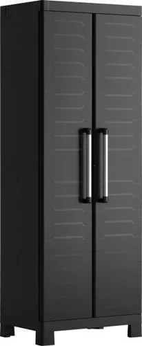 Keter Kunststoffschrank Detroit hoch 65 x 45 x 182 cm - Schränke & Wandschränke - Robuster und wetterfester Kunststoffschrank für idealen Stauraum im Innen- und Außenbereich.