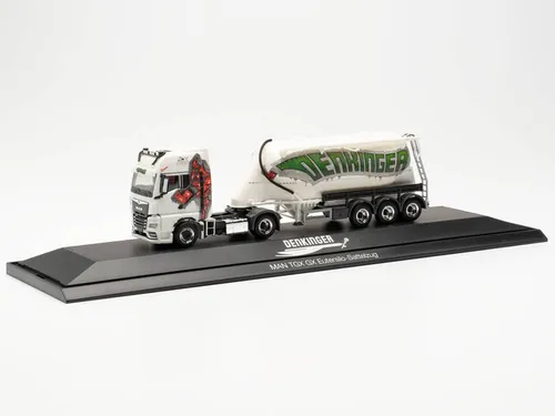 Herpa 122221 H0 LKW MAN TGX GX Eutersilo-Sattelzug Denkinger