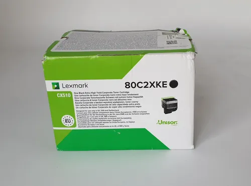 Lexmark™ 80C2XKE Toner schwarz für CX510 - 8000 Seiten - Tonerkassette für Lexmark Drucker, bietet bis zu 8000 Seiten Druckleistung und sorgt für gestochen scharfe, brillante Ausdrucke.