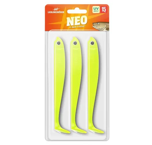 Lieblingsköder Kunstköder Lieblingsköder 15cm - 3 Gummifische