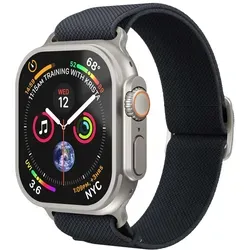 Vonmählen Classic Nylon Loop Band für Apple Watch in blau von Vonmählen