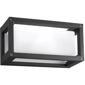 Heitronic Sevilla 500613 Wandleuchte E27 7W Anthrazit von Heitronic