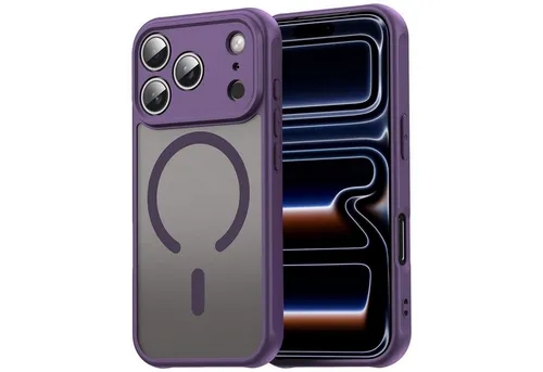 CoolGadget Handyhülle Magnet-Hülle für iPhone 17 Pro Schutzhülle magnetisch 6,3 Zoll, Hülle Matt Stoßfest kompatibel mit Magsafe Zubehör Kameraschutz Case