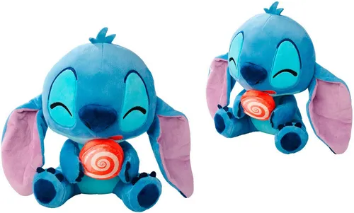 SIMBA Plüschfigur Plüsch Stofftier Disney Stitch mit Lollipop 25cm 6315870515