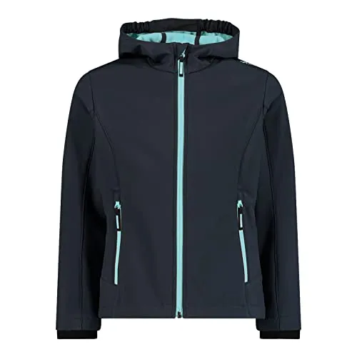 CMP KID G Jacket FIX Hood titanio-acqua (06UM) 116 von CMP
