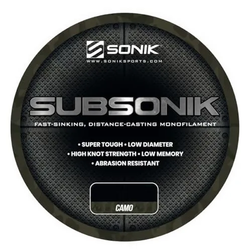 Sonik SubSonik Camo Karpfenschnur, 1200 m, 8,2 kg