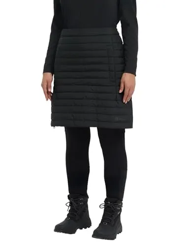 JACK WOLFSKIN ICEGUARD SKIRT Damen A-Linien-Rock, Gr. M (38/40) - Wärmender A-Linien-Rock für Damen aus atmungsaktivem TEXASHIELD, ideal für kalte Wintertage. Mit seitlichem Reißverschluss und praktischen Taschen.