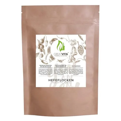 GreatVita Hefeflocken 400g naturbelassen