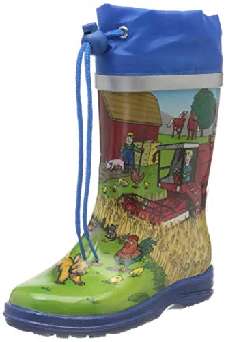 Beck Jungen Boerderij Gummistiefel, Mehrfarbig, 23 EU von Beck