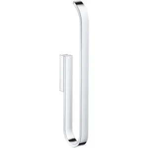 GROHE Toilettenpapierspender Selection Reserve - Toilettenpapierhalter aus verchromtem Metall, für 2 Kleinrollen, mit pflegeleichter GROHE Long-Life Oberfläche und elegantem Design.