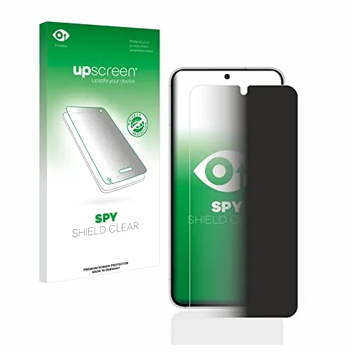 upscreen Anti-Spy Blickschutzfolie für Samsung Galaxy S22 5G Made in Germany, Privacy Screen Displayschutz-Folie [Sichtschutz, Blaulichtfilter]