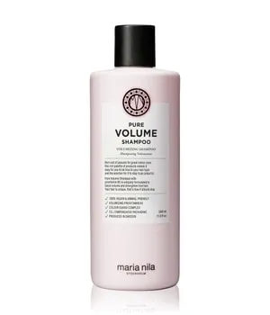 Maria Nila Pure Volume Haarshampoo 350 ml - Shampoo für feines Haar, verleiht Fülle und Halt, schützt die Haarfarbe mit UV-Schutz, 100% vegan, paraben- und sulfatfrei.
