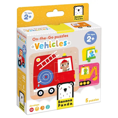 Banana Panda On-The-Go Puzzle Fahrzeuge 2+ Vehicles (US IMPORT)