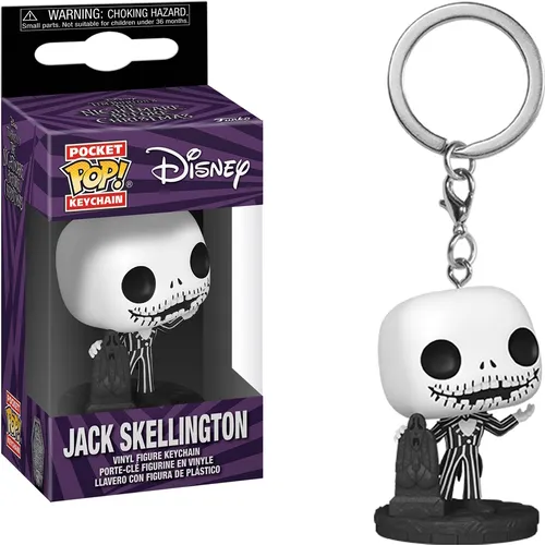 Disney - Jack Skellington - Schlüsselanhänger Funko Pocket POP! Keychain
